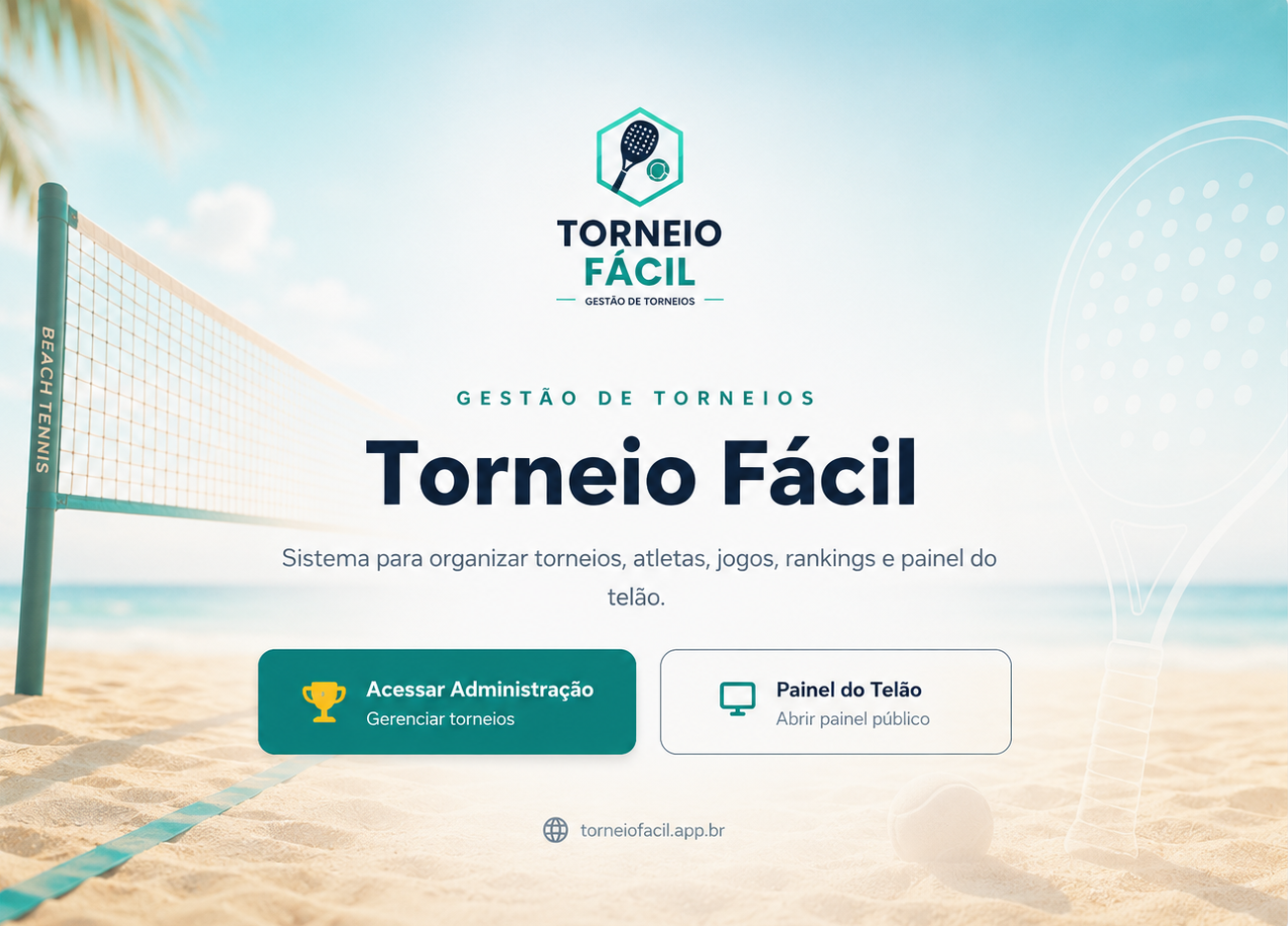 Torneio F\u00e1cil - Gest\u00e3o de Torneios